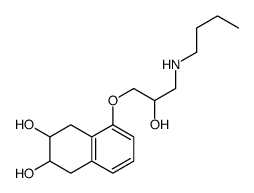 5-[3-(butylamino)-2-hydroxypropoxy]-1,2,3,4-tetrahydronaphthalene-2,3-diol Structure