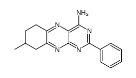 8-methyl-2-phenyl-6,7,8,9-tetrahydrobenzo[g]pteridin-4-amine Structure