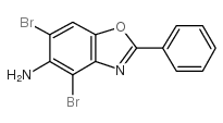4,6-dibromo-2-phenyl-1,3-benzoxazol-5-amine Structure