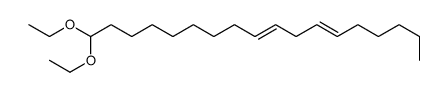 18,18-diethoxyoctadeca-6,9-diene Structure