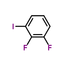 1,2-二氟-3-碘苯结构式