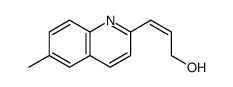 3-(6-methylquinolin-2-yl)prop-2-en-1-ol结构式