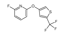 2-fluoro-6-[5-(trifluoromethyl)thiophen-3-yl]oxypyridine Structure