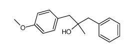 1-(4-methoxyphenyl)-2-methyl-3-phenylpropan-2-ol结构式