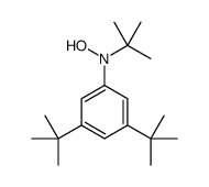 N-tert-butyl-N-(3,5-ditert-butylphenyl)hydroxylamine结构式