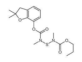 propyl N-[(2,2-dimethyl-3H-1-benzofuran-7-yl)oxycarbonyl-methylamino]sulfanyl-N-methylcarbamate Structure