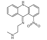 N-methyl-N'-(1-nitroacridin-9-yl)ethane-1,2-diamine结构式