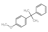 Benzene,1-methoxy-4-(1-methyl-1-phenylethyl)- Structure