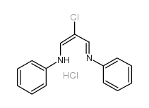 N-(2-CHLORO-3-PHENYLIMINO-1-PROPEN-1-YL)-ANILINE HYDROCHLORIDE Structure