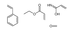 ethyl prop-2-enoate,formaldehyde,prop-2-enamide,styrene Structure