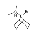 9-bromo-9-(dimethylsulfonio)-9-borabicyclo[3.3.1]nonan-9-uide结构式