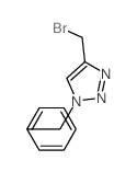 1-benzyl-4-(bromomethyl)triazole Structure