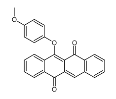 6-(4-methoxyphenoxy)tetracene-5,11-dione Structure