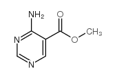 4-氨基嘧啶-5-羧酸甲酯结构式