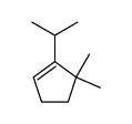 1-isopropyl-5,5-dimethyl-cyclopentene Structure