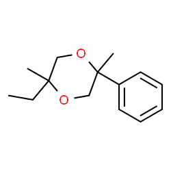 1,4-Dioxane,2-ethyl-2,5-dimethyl-5-phenyl-(9CI)结构式