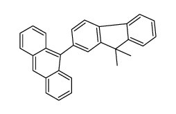 9-(9,9-dimethylfluoren-2-yl)anthracene结构式