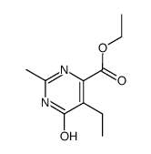 4-Pyrimidinecarboxylicacid,5-ethyl-1,6-dihydro-2-methyl-6-oxo-,ethylester(9CI) Structure