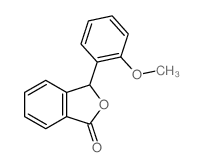 3-(2-methoxyphenyl)-3H-isobenzofuran-1-one结构式
