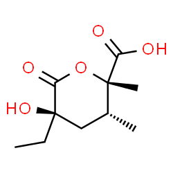 D-xylo-Hexaric acid, 3,4-dideoxy-2-C-ethyl-4-methyl-5-C-methyl-, 1,5-lactone (9CI) Structure