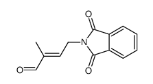 4-(1,3-dioxoisoindol-2-yl)-2-methylbut-2-enal结构式