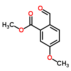 Methyl 2-formyl-5-methoxybenzoate结构式
