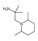 1-(2,6-Dimethyl-1-piperidinyl)-2-methyl-2-propanamine Structure