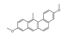 3,9-dimethoxy-12-methylbenz[a]anthracene结构式
