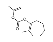 Carbonic acid, 2-methyl-1-cyclohepten-1-yl 2-propenyl ester (9CI) Structure