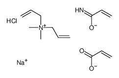 sodium,dimethyl-bis(prop-2-enyl)azanium,prop-2-enamide,prop-2-enoate,chloride Structure