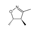 trans-3,4,5-trimethyl-Δ2-isoxazoline结构式