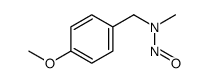 N-Methyl-N-nitroso-p-methoxybenzylamine结构式