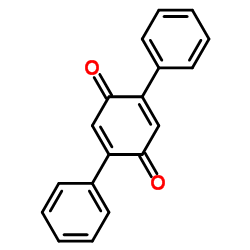 2,5-二苯基-1,4-苯醌结构式