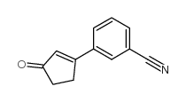 3-(3-氧代-1-环戊基)-苯腈结构式