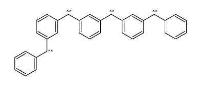 m-phenylenebis<(diphenylmethylene-3-yl)methylene> Structure