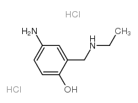 2-[(Ethylamino)methyl]-4-aminophenol Dihydrochloride Structure