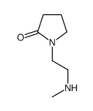 1-(2-(甲基氨基)乙基)吡咯烷-2-酮结构式