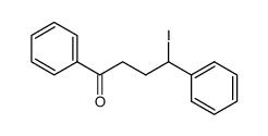 3-iodo-3-phenylpropyl phenyl ketone Structure