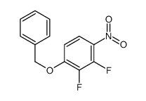 1-(苄氧基)-2,3-二氟-4-硝基苯结构式