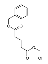 1-O-benzyl 5-O-(chloromethyl) pentanedioate Structure