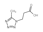 3-(5-甲基-1H-四唑-1-基)丙酸结构式