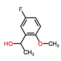 1-(5-氟-2-甲氧基苯基)乙醇结构式