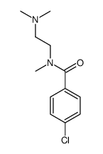 4-chloro-N-[2-(dimethylamino)ethyl]-N-methylbenzamide结构式
