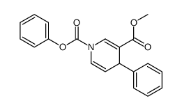 3-O-methyl 1-O-phenyl 4-phenyl-4H-pyridine-1,3-dicarboxylate Structure