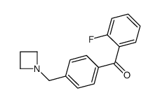 4'-AZETIDINOMETHYL-2-FLUOROBENZOPHENONE Structure