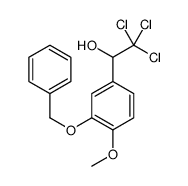 2,2,2-trichloro-1-(4-methoxy-3-phenylmethoxyphenyl)ethanol Structure