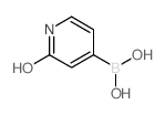 (2-羟基吡啶-4-基)硼酸结构式