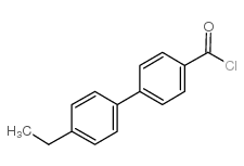 4'-ethyl-biphenyl-4-carbonyl chloride结构式