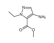 4-氨基-1-乙基-1H-吡唑-5-羧酸甲酯结构式