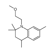 1-(2-methoxyethyl)-2,2,4,7-tetramethyl-3,4-dihydroquinoline Structure